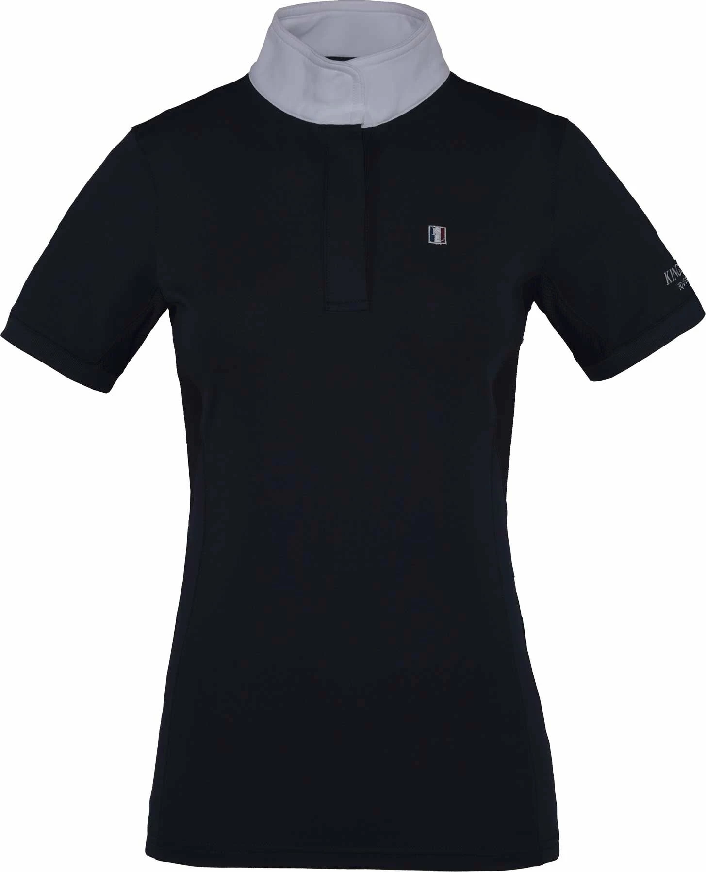 Kingsland Classic Ladies Short Sleeved Show Shirt - White 4 Kingsland Classic Ladies Short Sleeved Show Shirt - White - Image 4