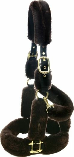 Kentucky Horsewear Sheepskin Shipping Halter - Brown -Pet Supplies Sales Shop 13507 803c7df7
