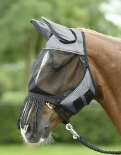 BUSSE FLY COVER FRINGE Fly Mask, Black -Pet Supplies Sales Shop 14472 8ac276f2 1