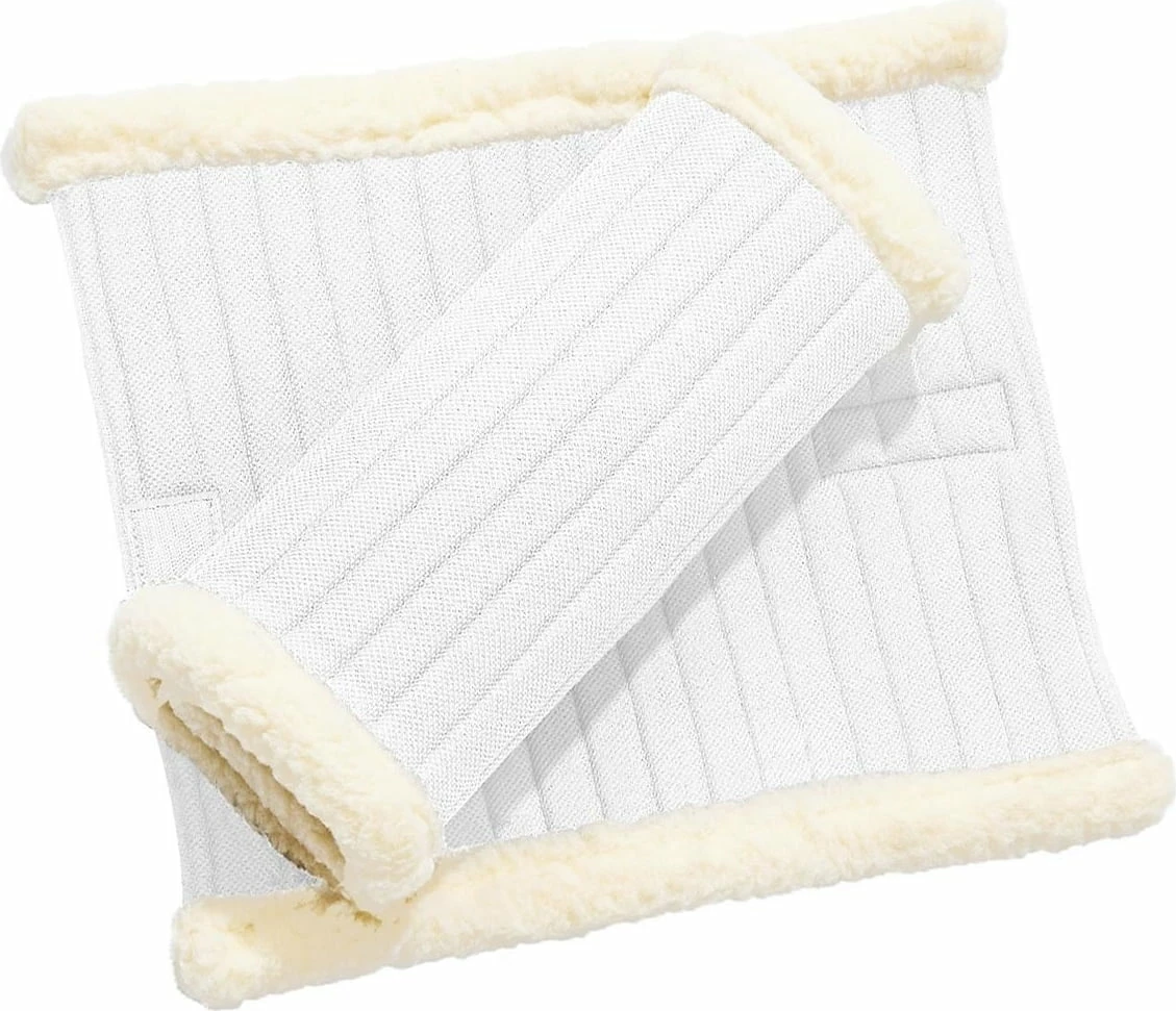 BUSSE Leg Wraps KLETT-FUR - White 2 BUSSE Leg Wraps KLETT-FUR - White - Image 2