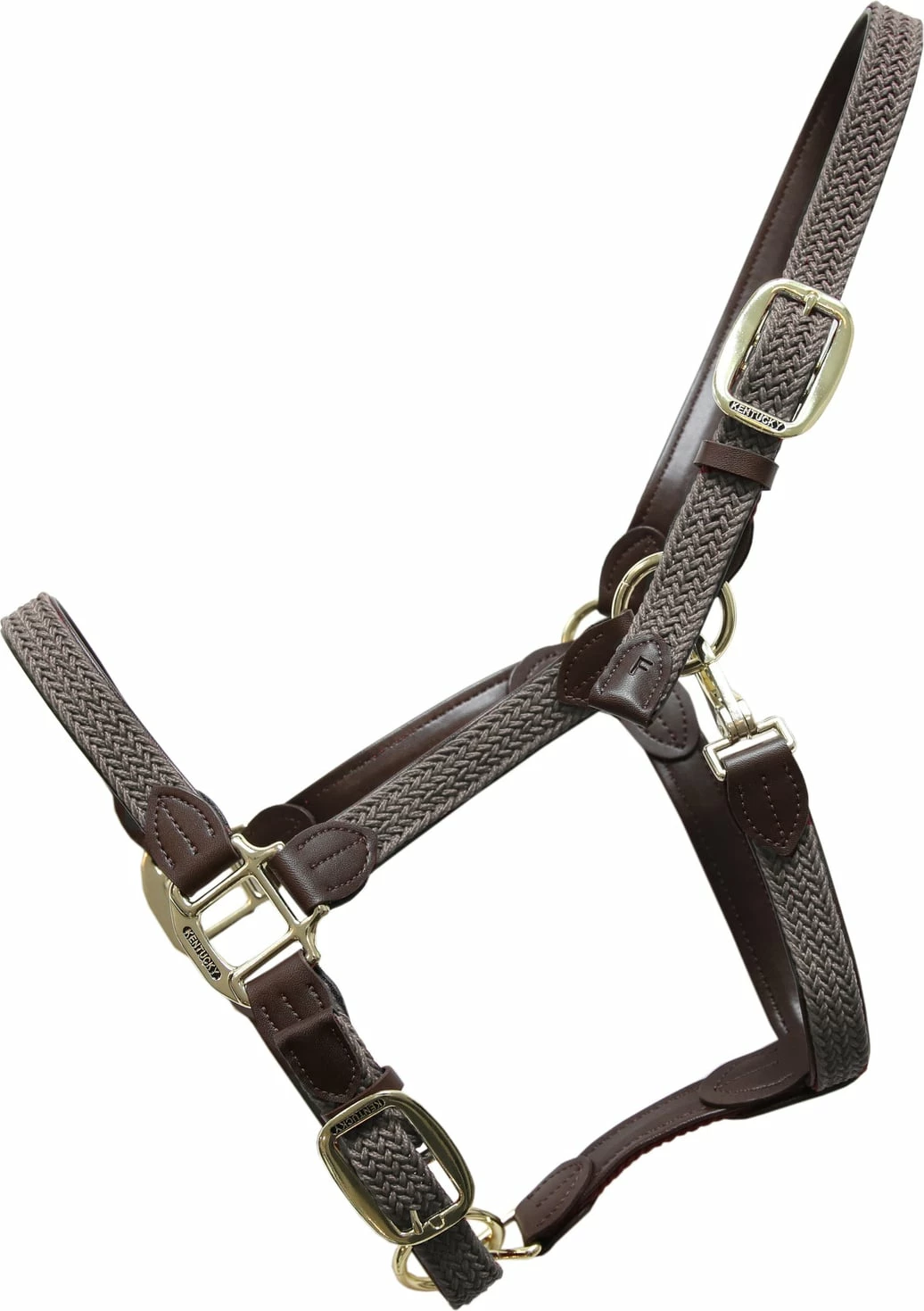 Kentucky Horsewear Braided Nylon Halter - Grey 5 Kentucky Horsewear Braided Nylon Halter - Grey - Image 5