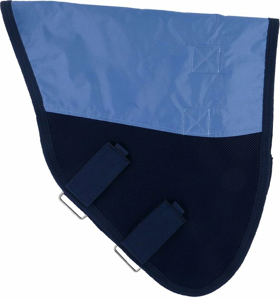 BUSSE 3D AIR RAIN Outdoor Rug, Ice Blue/Navy 5 BUSSE 3D AIR RAIN Outdoor Rug, Ice Blue/Navy - Image 5