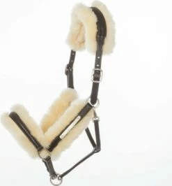 Kavalkade "Marvellous" Leather Halter With Lambskin, Cognac -Pet Supplies Sales Shop 25282 9da050fe 1