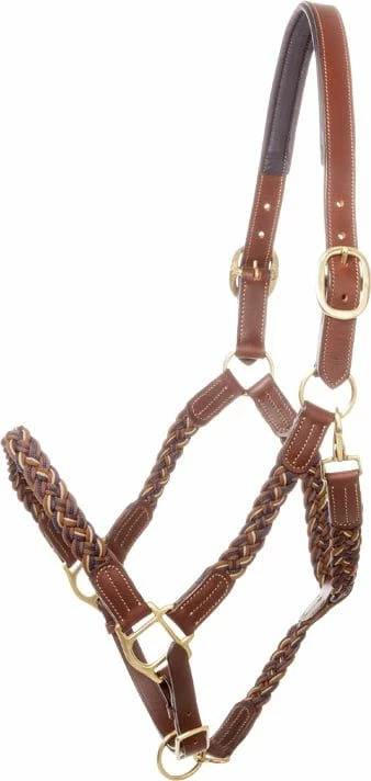 Kavalkade "Tessa" Braided Halter, Anthracite-Navy-White 8 Kavalkade "Tessa" Braided Halter, Anthracite-Navy-White - Image 8