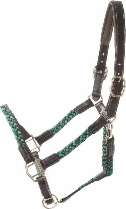 Kavalkade "Tessa" Braided Halter, Anthracite-Navy-White 9 Kavalkade "Tessa" Braided Halter, Anthracite-Navy-White - Image 9
