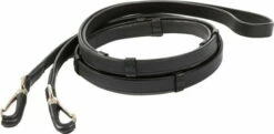 Kavalkade "Aradis"/"Kjartan" Icelandic Snaffle Rubberised Reins With Special Carabiner, Black -Pet Supplies Sales Shop 26101 d4d4d559