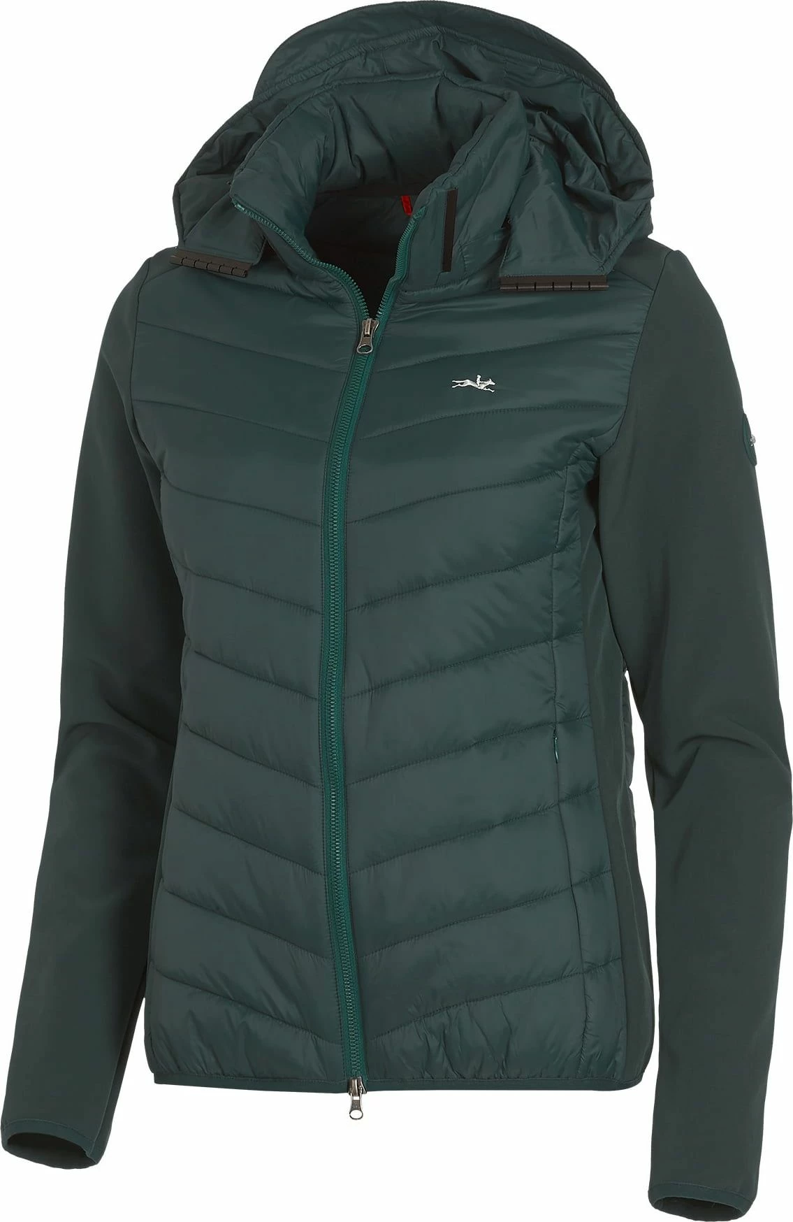 Schockemöhle Sports Nuria Style Quilted Jacket, Bottle Green 4 Schockemöhle Sports Nuria Style Quilted Jacket, Bottle Green - Image 4