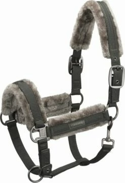 ESKADRON DOUBLEPIN SPARKLE Faux Fur Halter, Dark Olive -Pet Supplies Sales Shop 33337 16f44b75