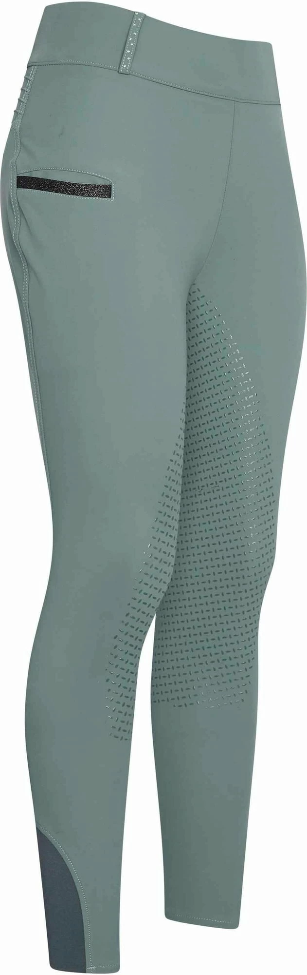 Imperial Riding FullGrip IRHEl Capone High Waist Breeches, White 4 Imperial Riding FullGrip IRHEl Capone High Waist Breeches, White - Image 4