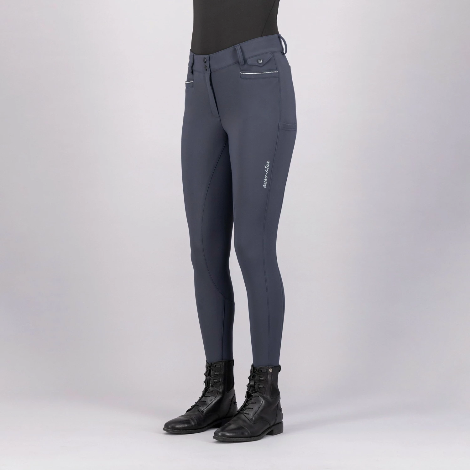 Euro-star Comp Grip Connect ESArielle Breeches, Magnet Grey 4 Euro-star Comp Grip Connect ESArielle Breeches, Magnet Grey - Image 4