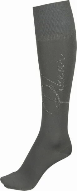 PIKEUR Knee Socks With Rhinestones, Anthracite -Pet Supplies Sales Shop 34584 a144d1be 2