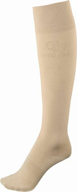 PIKEUR Gold Rhinestone Knee Socks, Night Blue 2 PIKEUR Gold Rhinestone Knee Socks, Night Blue - Image 2