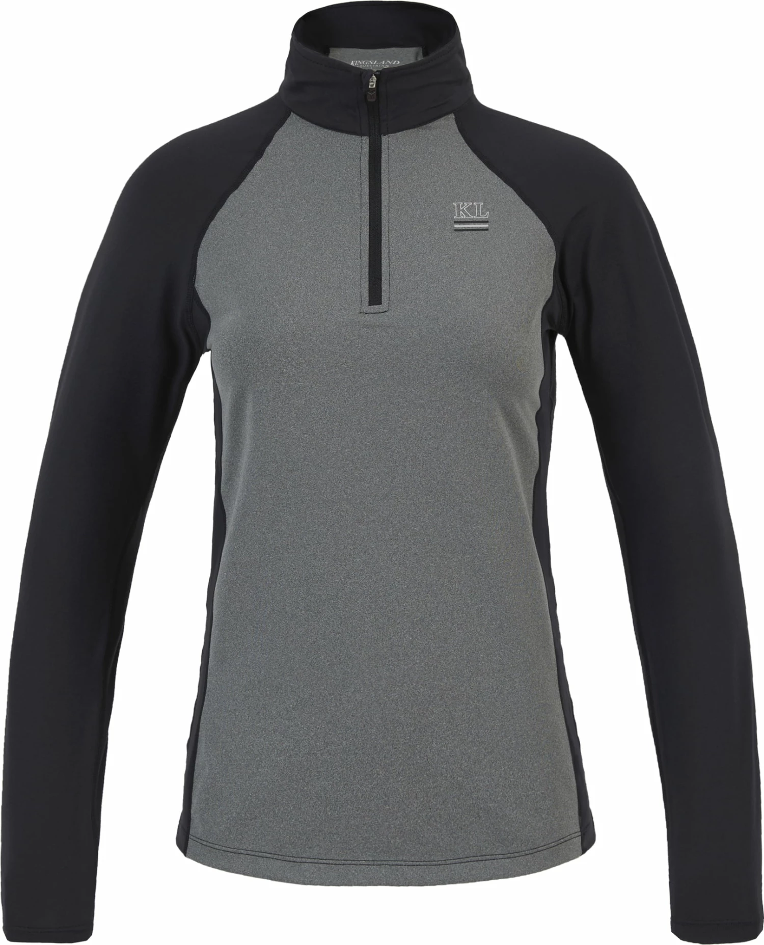 Kingsland Training Shirt - KLerin, Grey Forged Iron Melange 4 Kingsland Training Shirt - KLerin, Grey Forged Iron Melange - Image 4