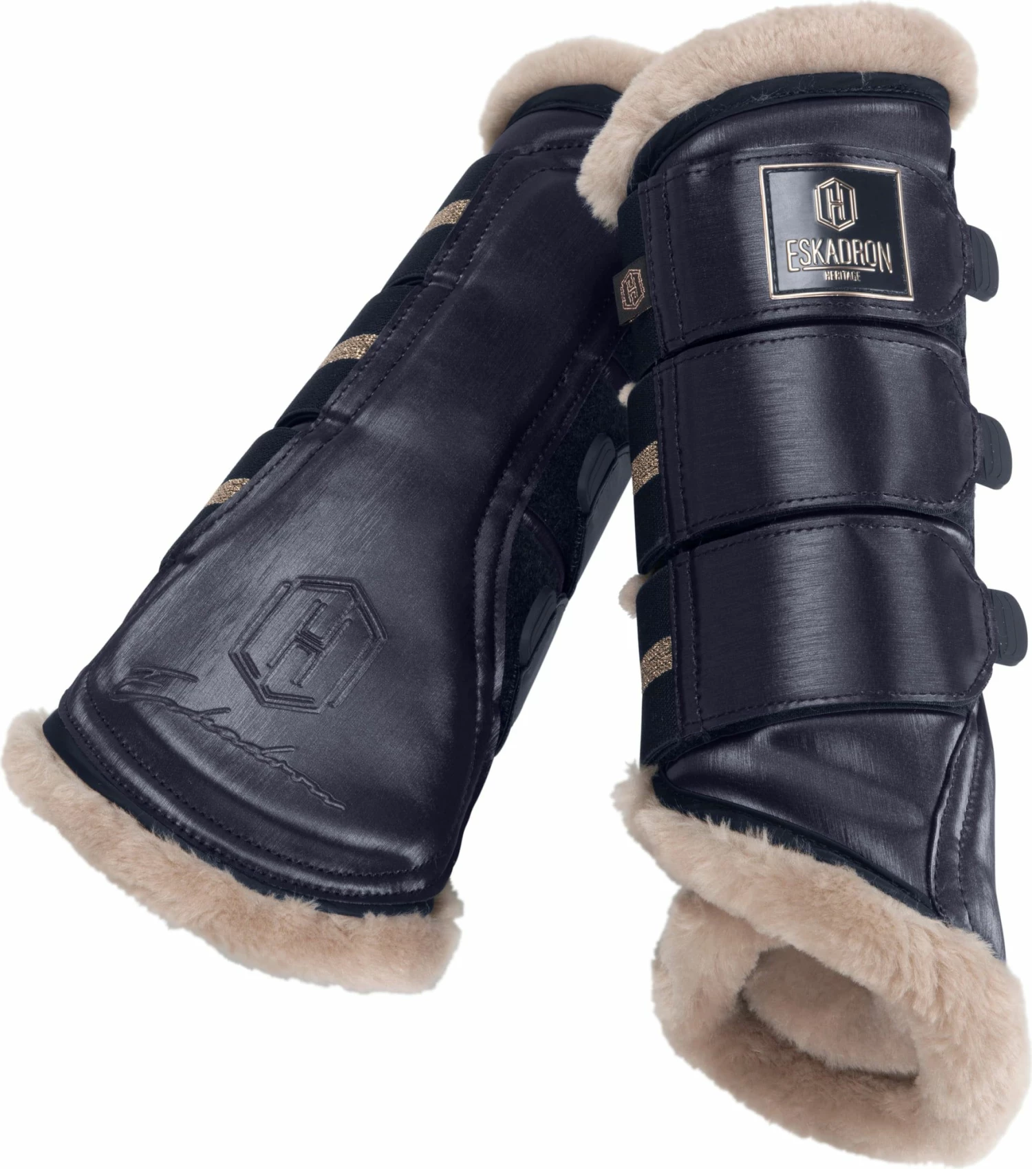 ESKADRON Tendon Boots - GLAMSLATE FAUXFUR, Cassis 5 ESKADRON Tendon Boots - GLAMSLATE FAUXFUR, Cassis - Image 5