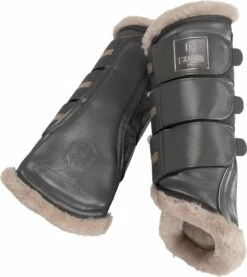 ESKADRON Tendon Boots - GLAMSLATE FAUXFUR, Navy -Pet Supplies Sales Shop 38180 3477c156