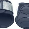 BUSSE "BOUNCE GLITTER" Fetlock Boots, Navy/Silver