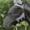 BUSSE FLY COVER PRO Fly Mask - Grey / Black