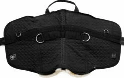 Christ "Iberica Plus" Fur Saddle, Anthracite/Black/Natural -Pet Supplies Sales Shop christ iberica plus fur saddle anthracite black natural pony 674035 en