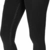 Covalliero Children's Riding Leggings With Full Grip, Black