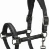 ESKADRON DOUBLEPIN LEATHER Halter, Black