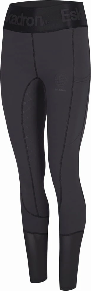 ESKADRON DYNAMIC RIDING TIGHT REFLEXX Riding Leggings, Deep Grey 1 ESKADRON DYNAMIC RIDING TIGHT REFLEXX Riding Leggings, Deep Grey