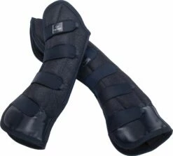ESKADRON GLITTER MESH Transport Tendon Boots, Navy