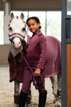 ESKADRON Half Zip Shirt - Heritage, Cassis -Pet Supplies Sales Shop eskadron half zip shirt heritage cassis 844225 en