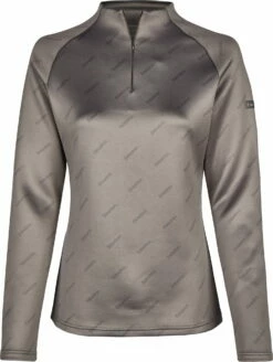 ESKADRON Half Zip Shirt - Heritage, Earl Grey