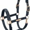 ESKADRON Halter - SATIN JEWEL DOUBLE PIN, Navy