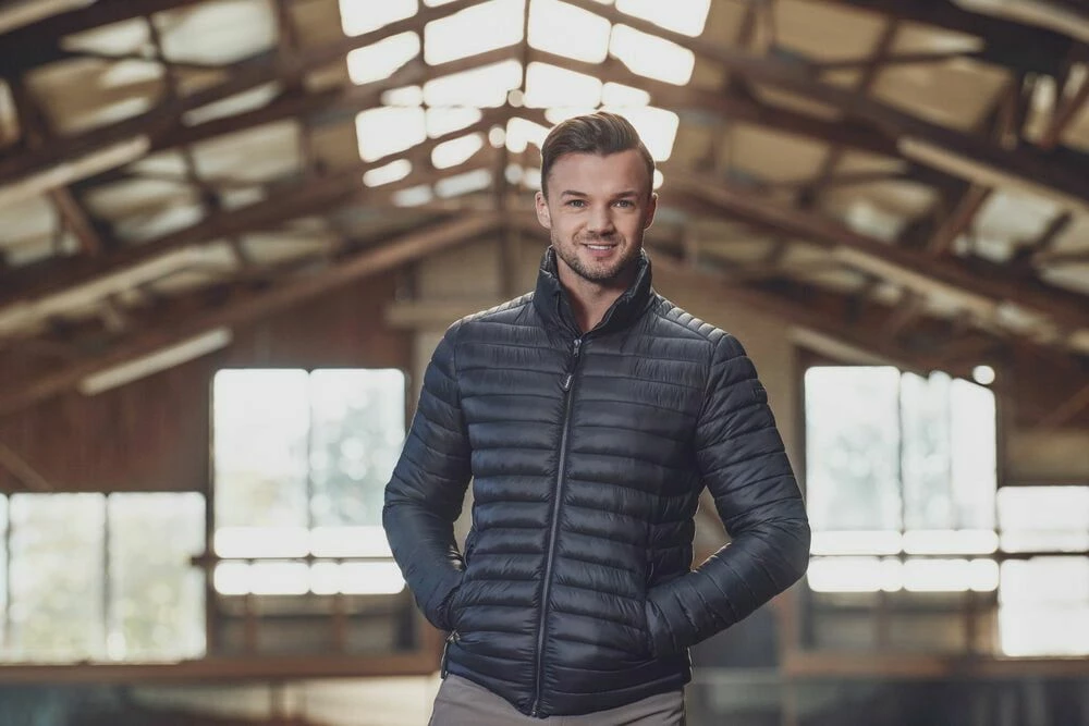 ESKADRON JOKO II Men's Quilt Jacket, Navy 3 ESKADRON JOKO II Men's Quilt Jacket, Navy - Image 3