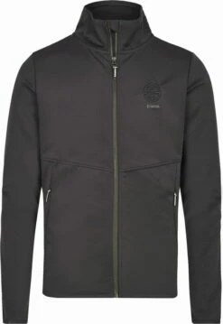 ESKADRON MALE NICK REFLEXX Zip Shirt, Deep Grey