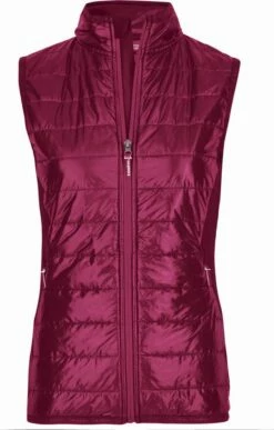 ESKADRON Quilt Waistcoat REFLEXX, Berry Fusion