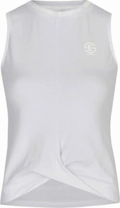 ESKADRON REFLEXX CROP TANK Shirt, White