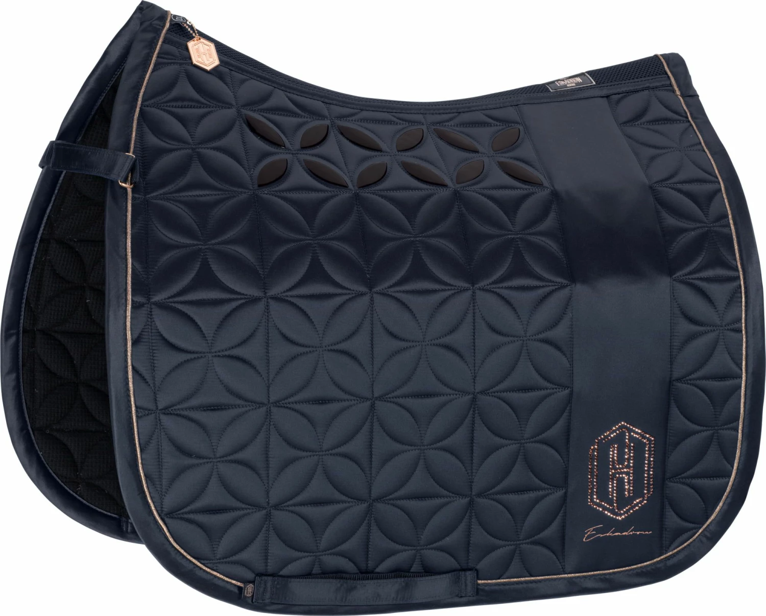 ESKADRON Saddle Pad - MATTGLOSS BIG SQUARE, Navy 1 ESKADRON Saddle Pad - MATTGLOSS BIG SQUARE, Navy