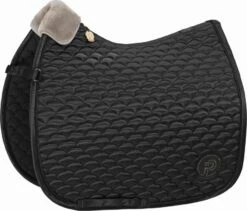 ESKADRON Saddle Pad - SATIN CLOUD, Black