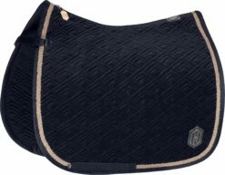 ESKADRON Saddle Pad - VELVET EMBLEM, Navy