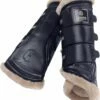 ESKADRON Tendon Boots - GLAMSLATE FAUXFUR, Navy