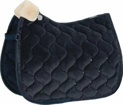 ESKADRON VELVET CRYSTAL Saddle Pad, Navy