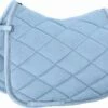 ESKADRON VELVET CRYSTAL Saddle Pad, Silk Blue