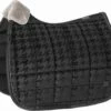 ESKADRON VELVET STAMP Saddle Pad, Black