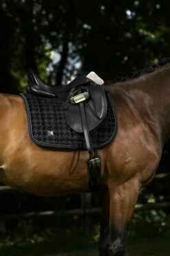 ESKADRON VELVET STAMP Saddle Pad, Black -Pet Supplies Sales Shop eskadron velvet stamp saddle pad black 788855 en