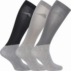 Euro-star ESGina Socks - 3-Pack, Black - Magnet Grey - Grey Mel.