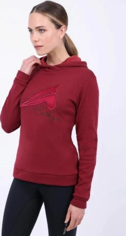 Euro-star "ESLiana" Hoodie, Pomegranate