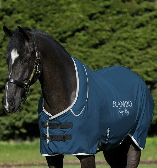 Horseware Ireland Rambo Dry Rug Supreme Navy/Silver 1 Horseware Ireland Rambo Dry Rug Supreme Navy/Silver