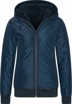 HV Polo HVPCathy Reversible Fleece Jacket, Navy