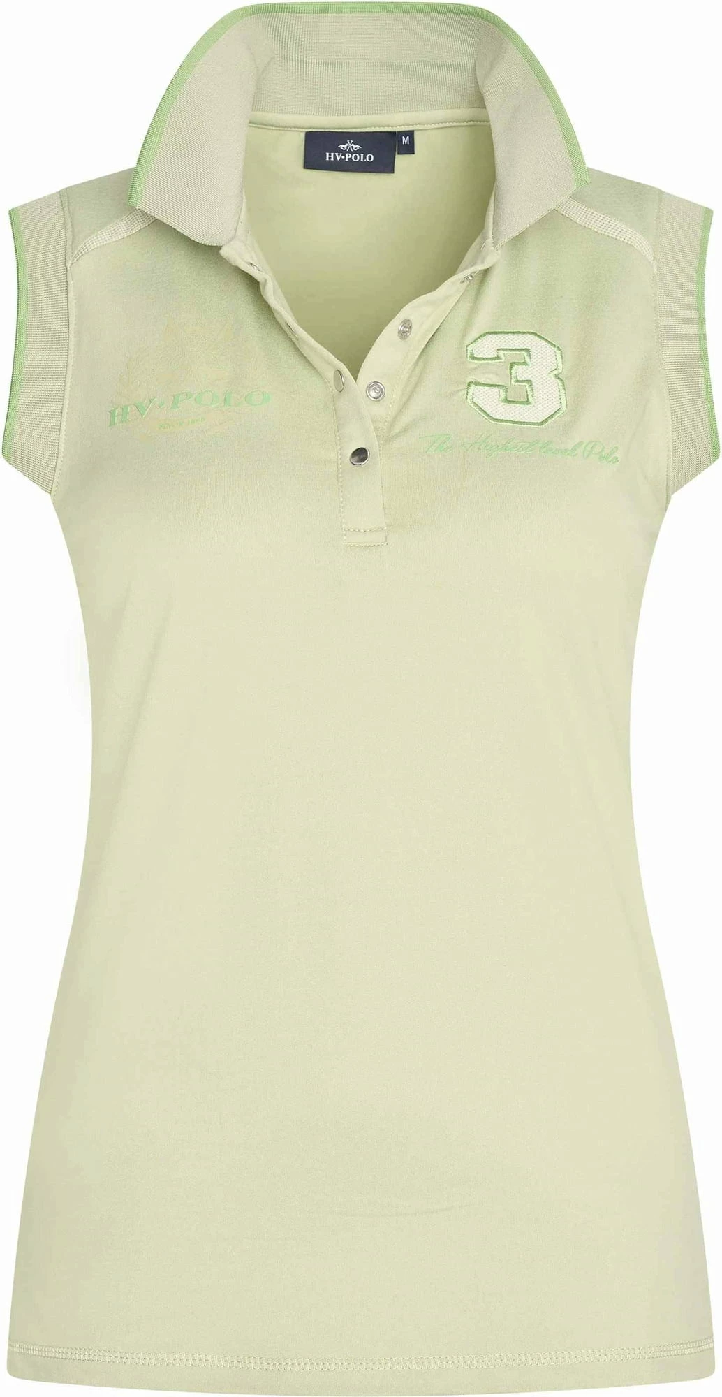 HV Polo HVPFavouritas Sleeveless Tech Polo Shirt, Basil 1 HV Polo HVPFavouritas Sleeveless Tech Polo Shirt, Basil