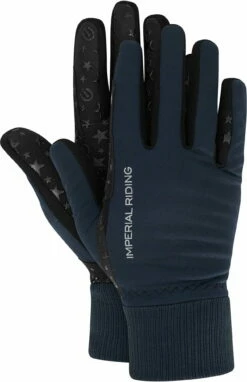Imperial Riding Gloves - IRHSporty Glow, Navy