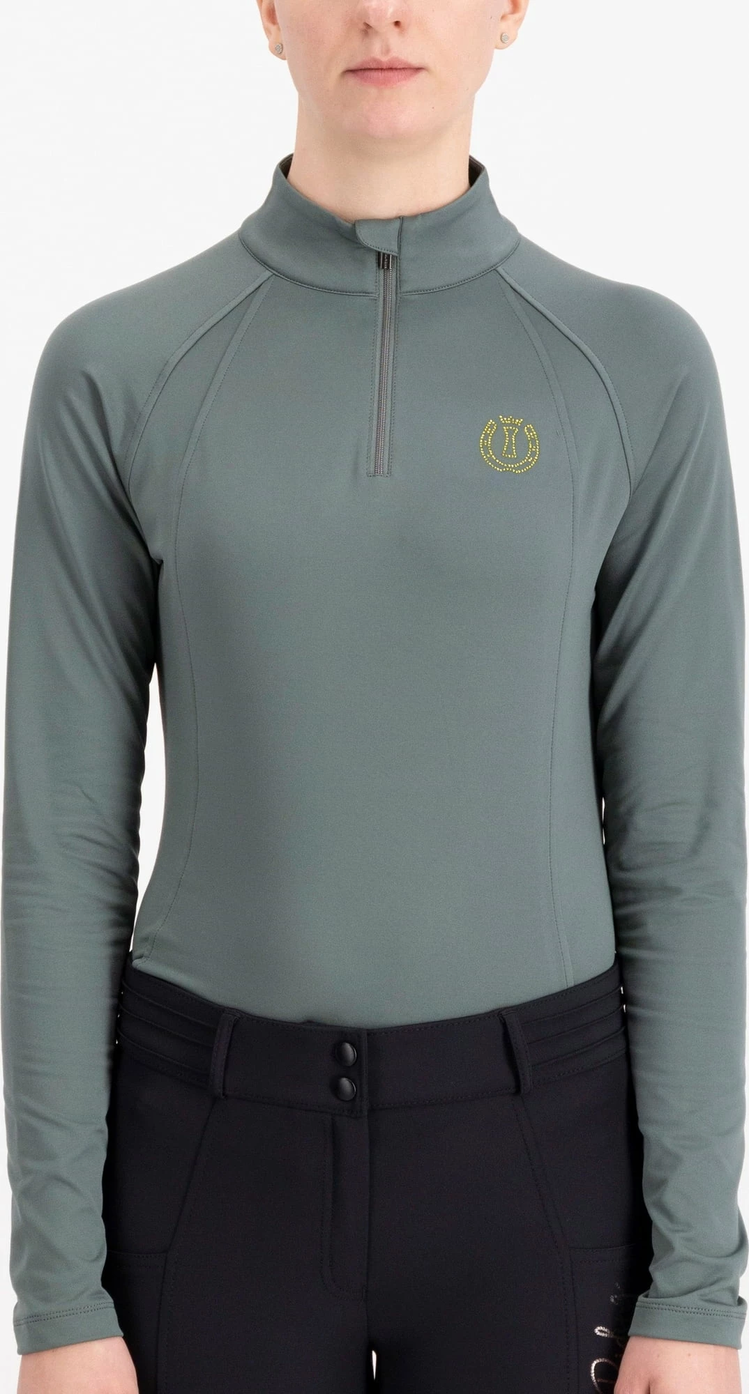 Imperial Riding Long-Sleeved Shirt - IRHThrifter, Dark Sage 3 Imperial Riding Long-Sleeved Shirt - IRHThrifter, Dark Sage - Image 3