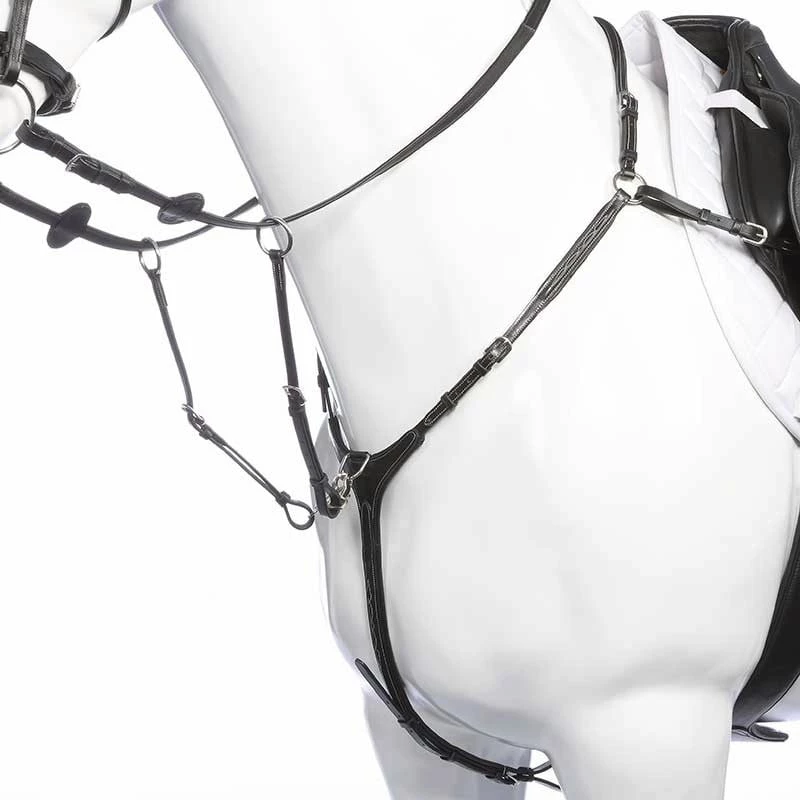Kavalkade Breastplate "Diandro" Black 2 Kavalkade Breastplate "Diandro" Black - Image 2