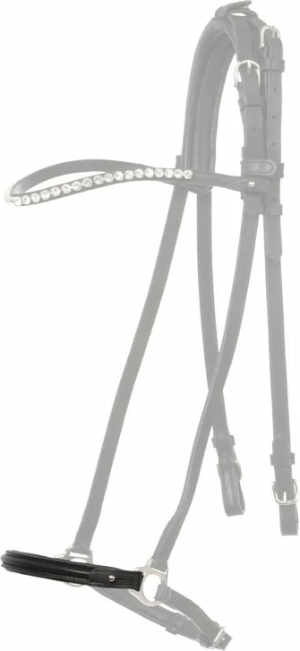 Kavalkade "Kjartan" Icelandic Bridle Nosepiece Svartur For Hanoverian Noseband 1 Kavalkade "Kjartan" Icelandic Bridle Nosepiece Svartur For Hanoverian Noseband